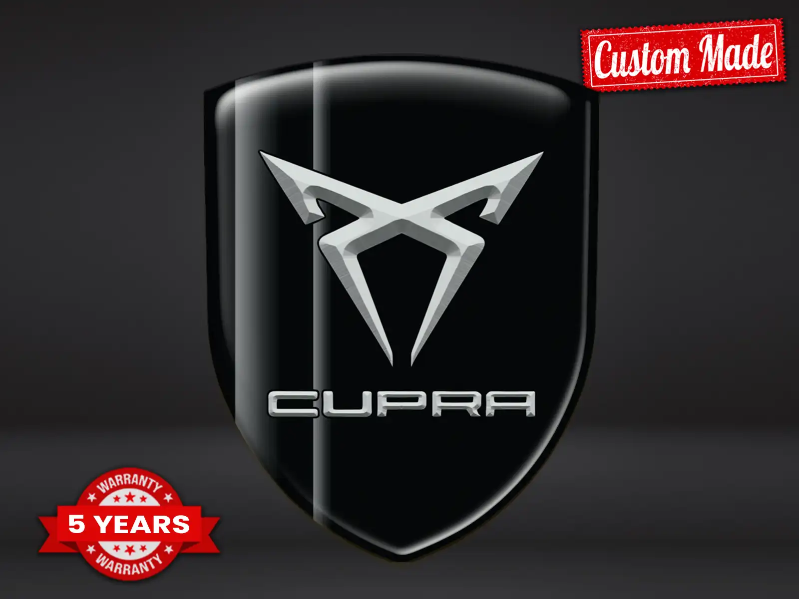 Seat Cupra Fahrzeugabzeichen Pro Max Robust Stilvolles Design